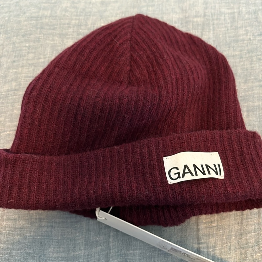 Brand new with tags Ganni beanie